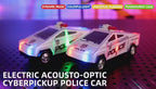 Futuristic Police Car Toy with Flashing Lights