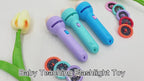 ✨ Kids Animal Projection Flashlight Toy – Fun Learning Projector Torch for Children 🐘🌈