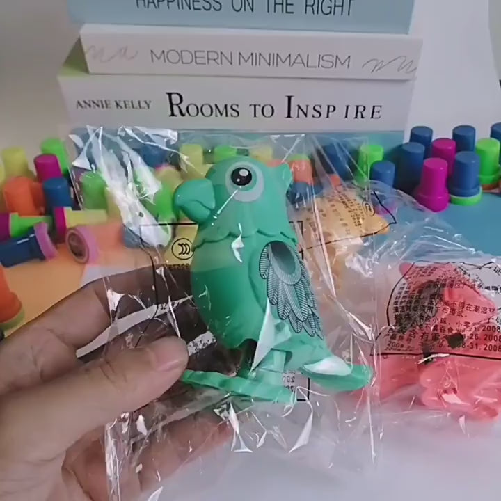 Pack of 3 Happy Jumping Parrot Toys for Kids