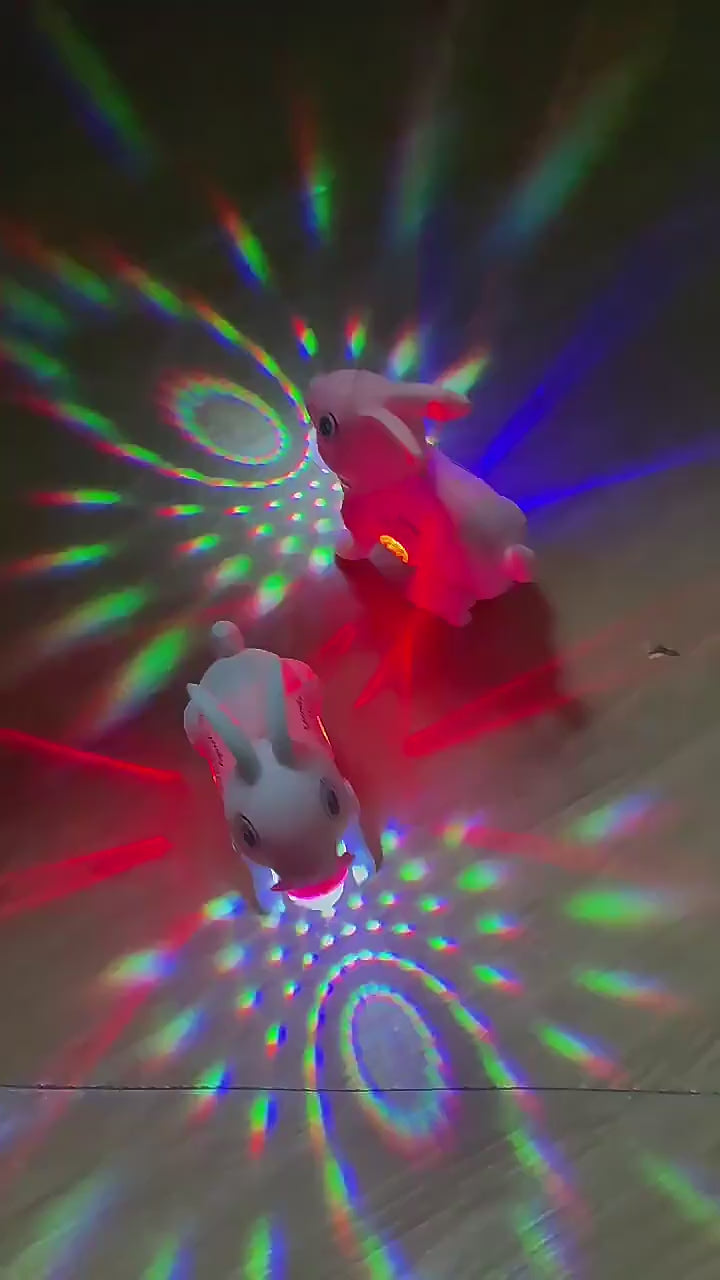 Cute Bunny LED Musical Crawling Toy for Kids 🐰✨